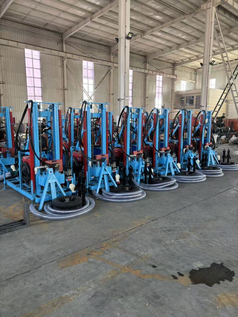22‑60HP Hydraulic Wheel‑type Telescopic Diesel Towable Water Well Drilling Rig from Zeding Machinery